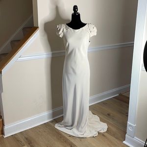 ABS Dress, size 12, color: ivory